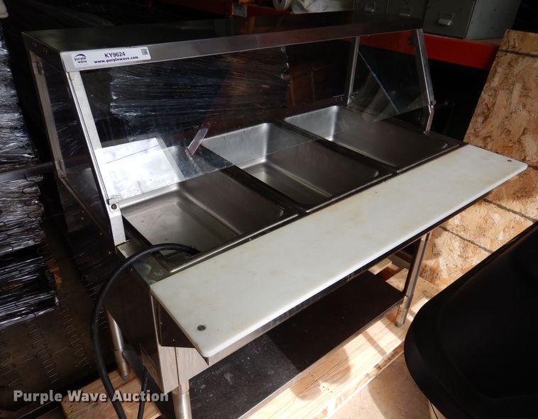 image for item KY9624 Standex Superior SST-120-3  stainless steel steam table