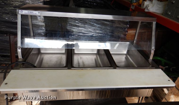 image for item KY9624 Standex Superior SST-120-3  stainless steel steam table