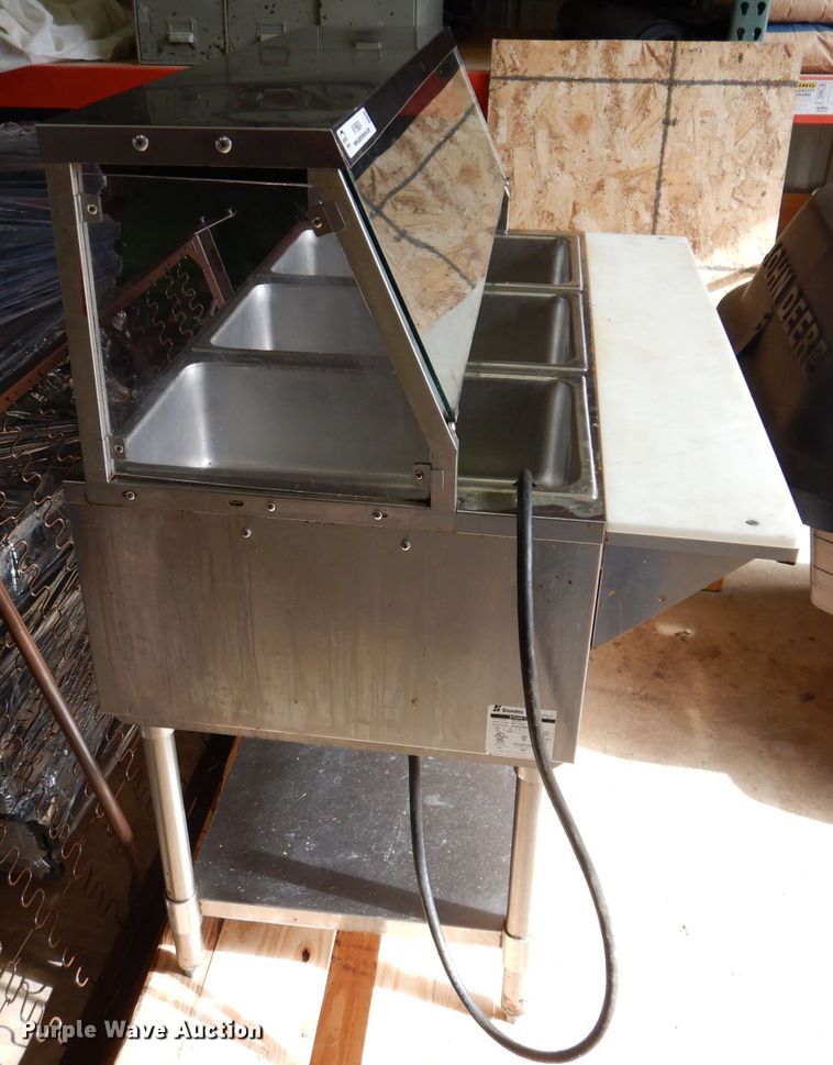 image for item KY9624 Standex Superior SST-120-3  stainless steel steam table