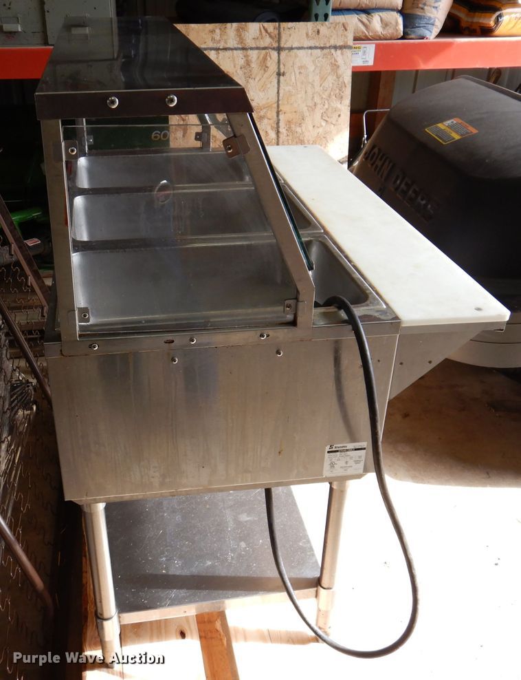 image for item KY9624 Standex Superior SST-120-3  stainless steel steam table