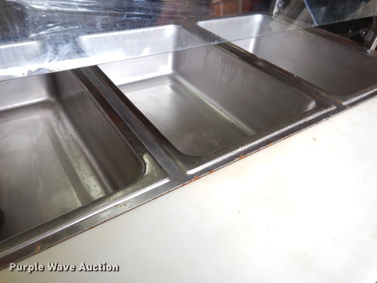 image for item KY9624 Standex Superior SST-120-3  stainless steel steam table