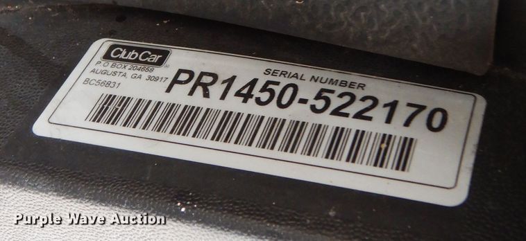 image for item JS9404 Club Car  golf cart