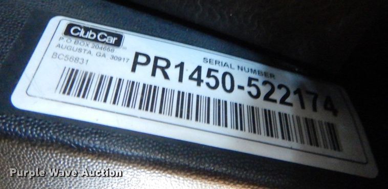 image for item JS9423 Club Car  golf cart