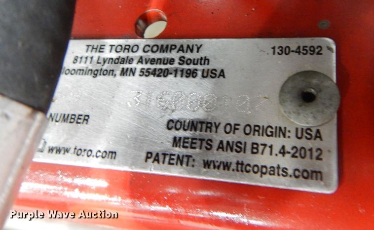 image for item JS9433 Toro 30489  lawn mower