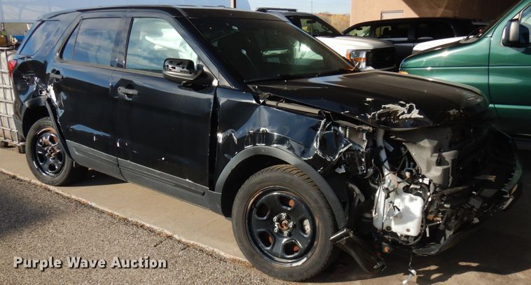 image for item KK9786 2017 Ford Explorer Police Interceptor  SUV
