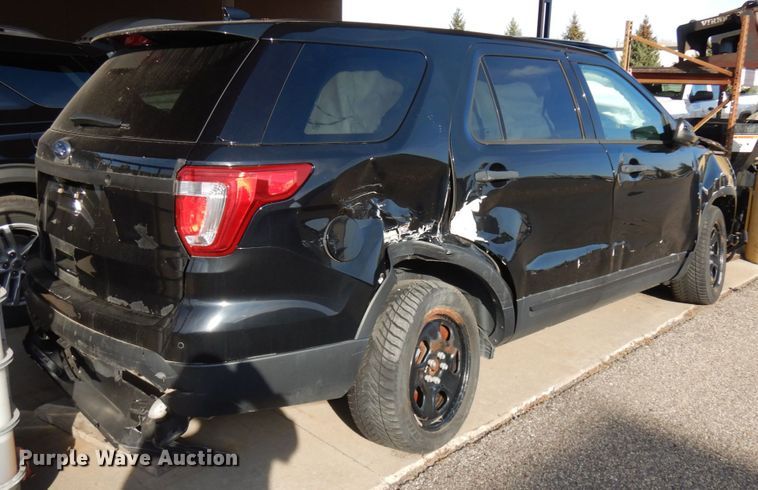 image for item KK9786 2017 Ford Explorer Police Interceptor  SUV