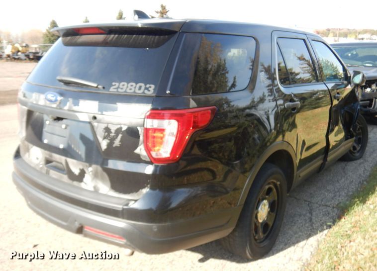 image for item KK9788 2018 Ford Explorer Police Interceptor  SUV