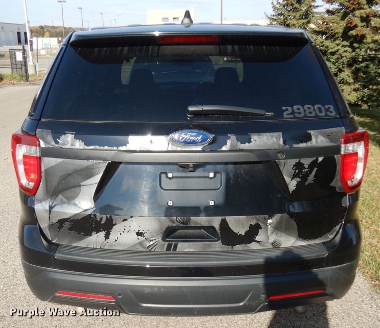 image for item KK9788 2018 Ford Explorer Police Interceptor  SUV