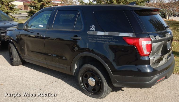 image for item KK9788 2018 Ford Explorer Police Interceptor  SUV