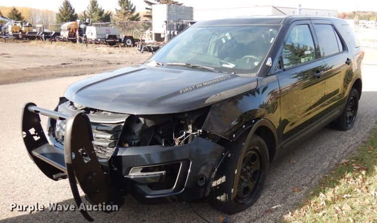 image for item KK9789 2018 Ford Explorer Police Interceptor  SUV