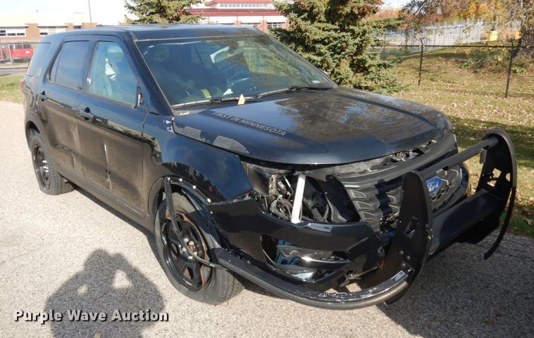 image for item KK9789 2018 Ford Explorer Police Interceptor  SUV