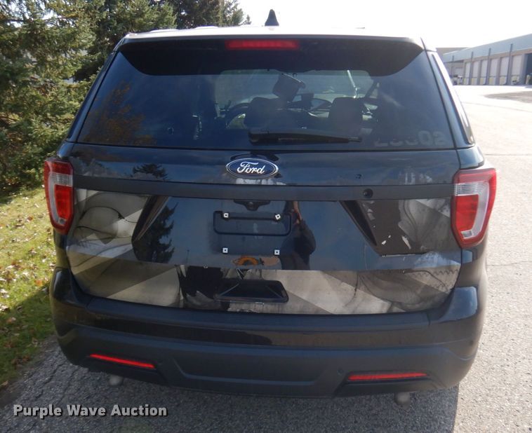 image for item KK9789 2018 Ford Explorer Police Interceptor  SUV