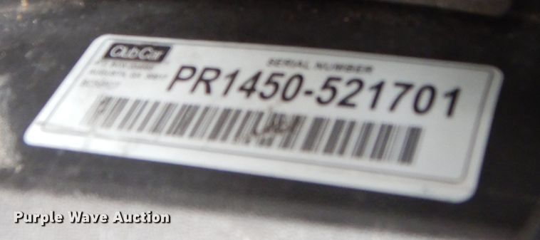 image for item KK9791 Club Car  golf cart