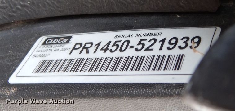 image for item KK9794 Club Car  golf cart