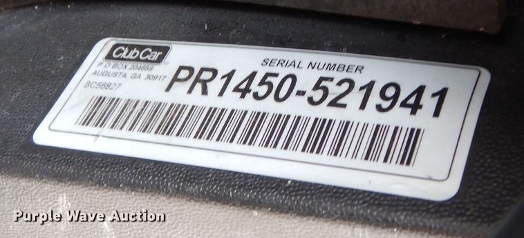 image for item KK9795 Club Car  golf cart