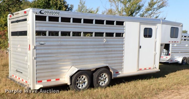 image for item DI5778 2017 Cimarron  livestock trailer