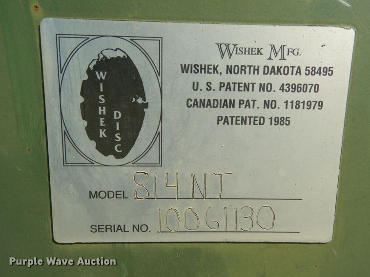 image for item DI8533 Wishek 814NT  double off-set disk