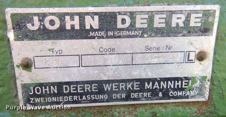 image for item DJ7449 1974 John Deere 830  tractor