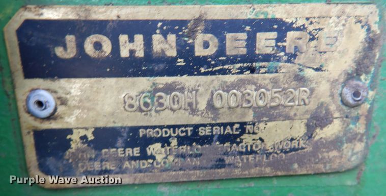 image for item DK1248 John Deere 8630  4WD tractor