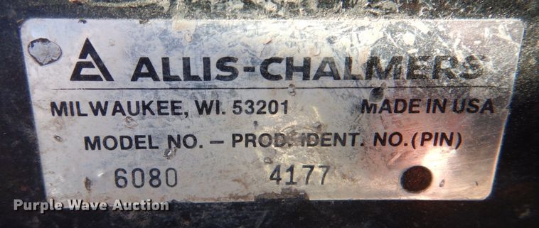 image for item DK1382 1982 Allis Chalmers 6080  tractor