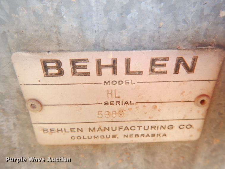 image for item DK3113 Behlen HL  grain dryer