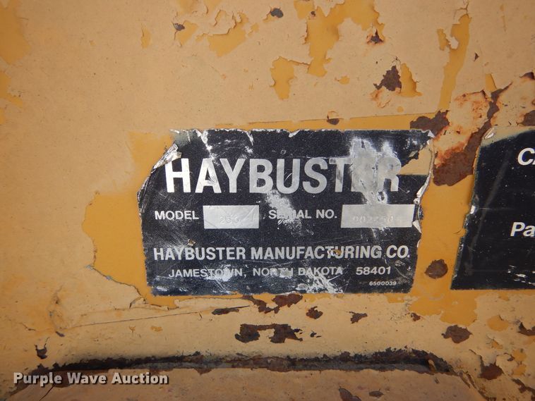 image for item DK3272 HayBuster 256  bale processor