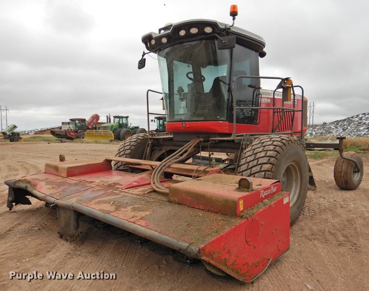 image for item DN0056 2014 Massey Ferguson WR9870  windrower