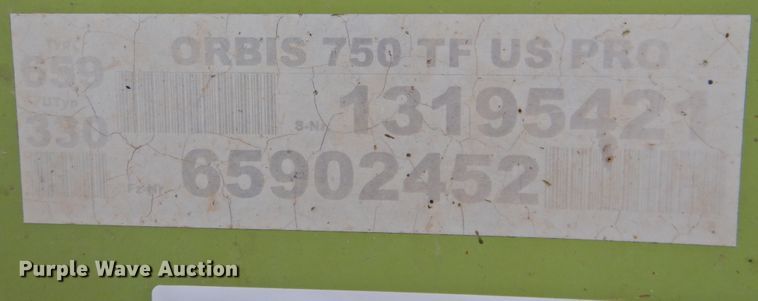 image for item DN0058 2014 Claas Orbis 750  rotary forage head