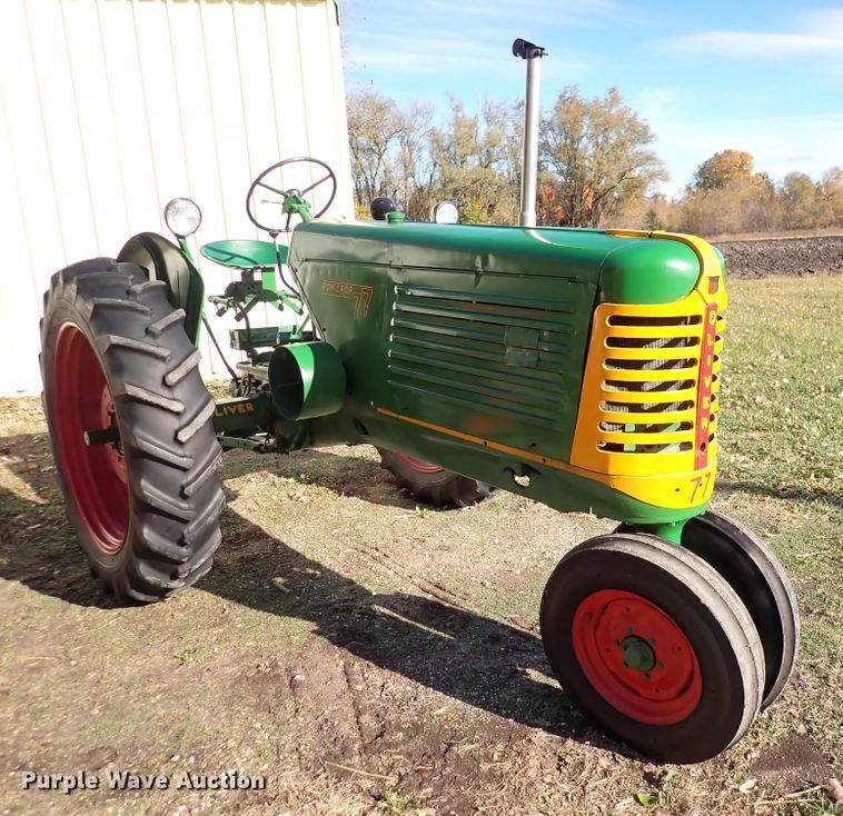 image for item DN2298 1950 Oliver 77 Row Crop  tractor