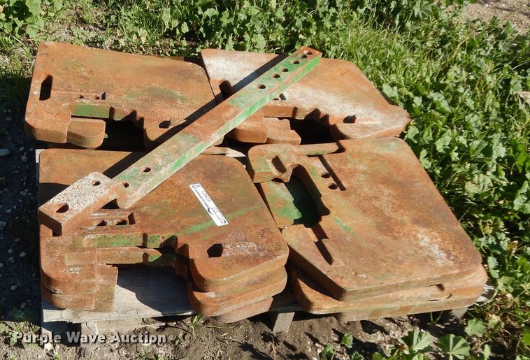 image for item ED9875 (12) John Deere suitcase weights