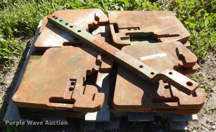 image for item ED9875 (12) John Deere suitcase weights