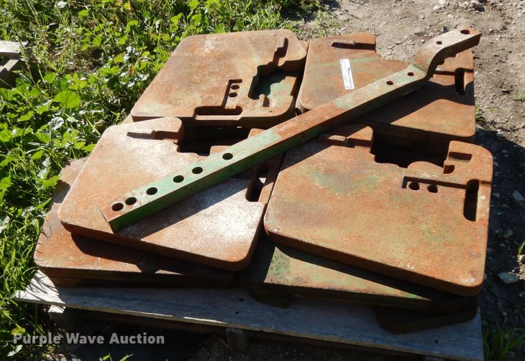 image for item ED9875 (12) John Deere suitcase weights
