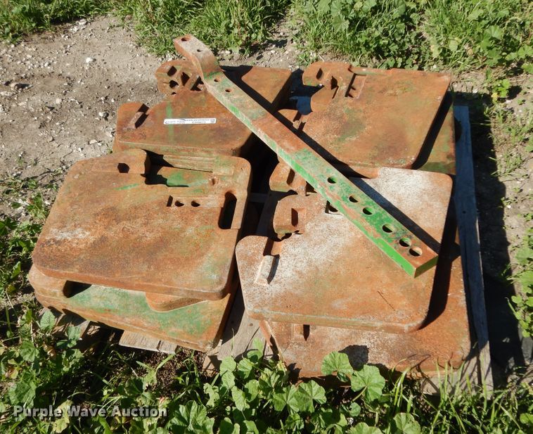 image for item ED9875 (12) John Deere suitcase weights