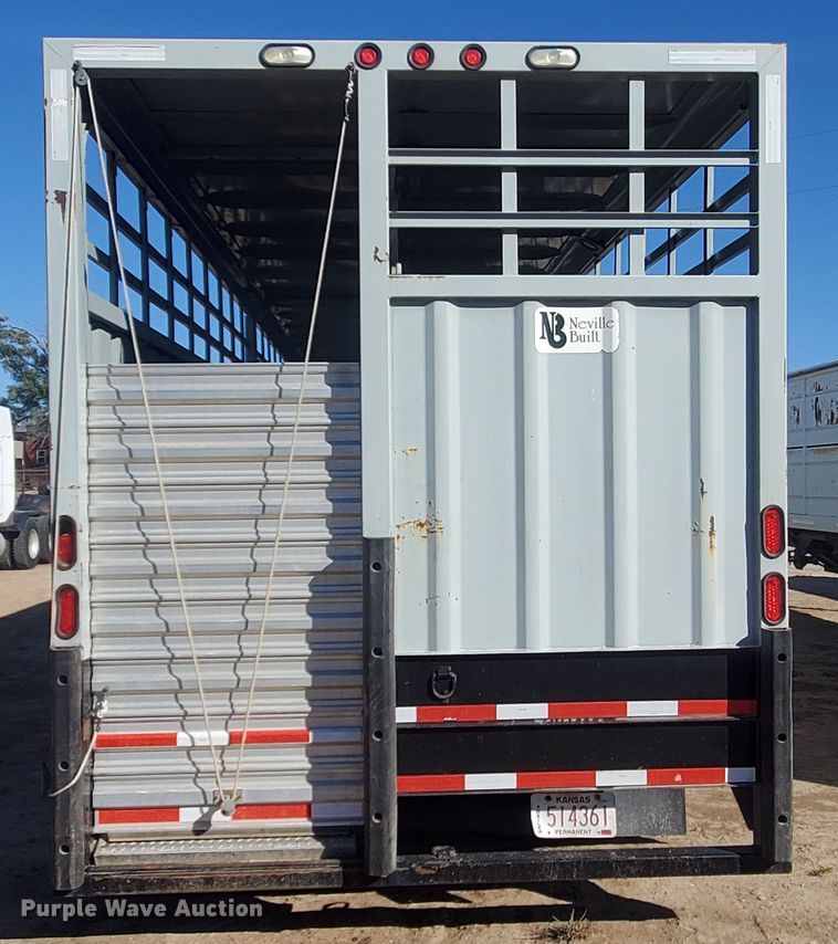 image for item GK9974 2011 Neville  livestock trailer