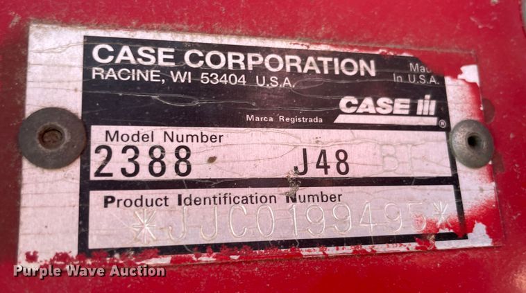 image for item ID9536 1998 Case IH 2388  combine