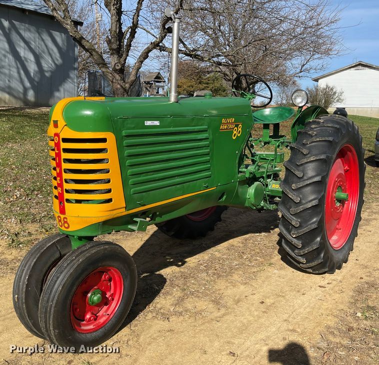 image for item IK9681 1951 Oliver 88 Row Crop  tractor