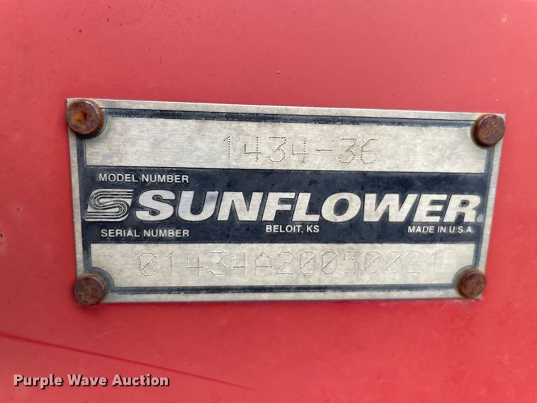 image for item IX9513 Sunflower 1434-36  double off-set disk