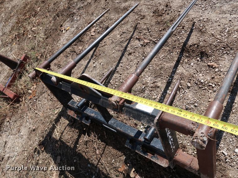 image for item JS9784 Bradco 16015  skid steer bale spear