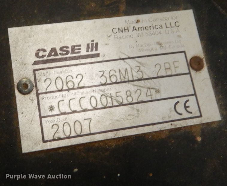 image for item JT9454 2007 Case IH 2062  flex draper head