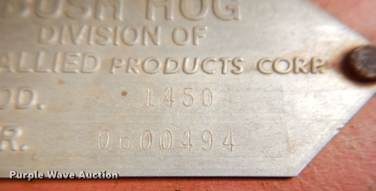 image for item KQ9630 Bush Hog 1450  disk