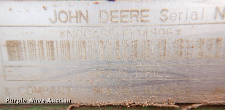 image for item KQ9631 John Deere 455  grain drill
