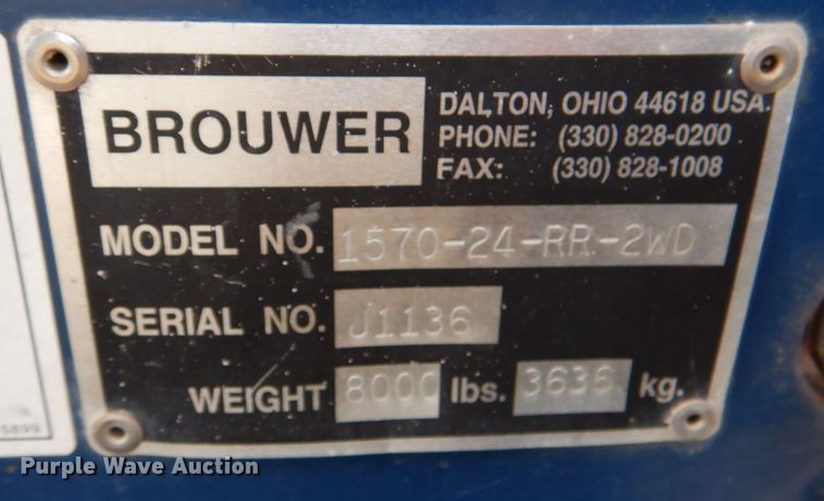 image for item KQ9632 Brouwer 1570 Stack IT  sod harvester