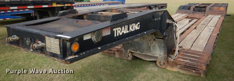 image for item KQ9641 1988 Trail King 1551-4500  lowboy equipment trailer