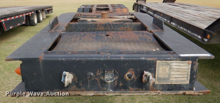 image for item KQ9641 1988 Trail King 1551-4500  lowboy equipment trailer