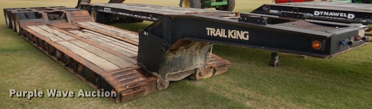 image for item KQ9641 1988 Trail King 1551-4500  lowboy equipment trailer