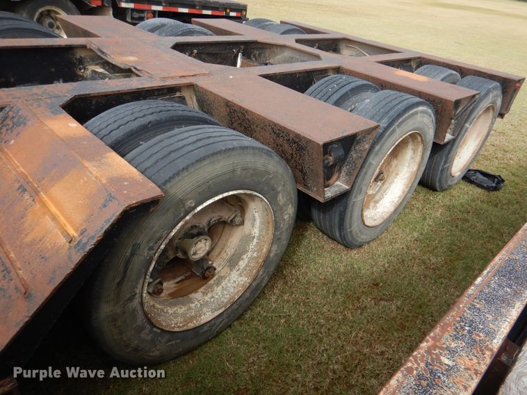 image for item KQ9641 1988 Trail King 1551-4500  lowboy equipment trailer