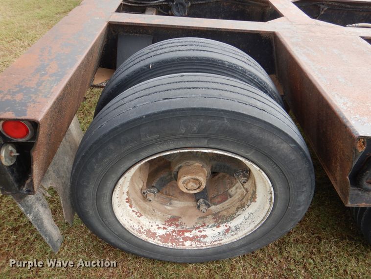 image for item KQ9641 1988 Trail King 1551-4500  lowboy equipment trailer