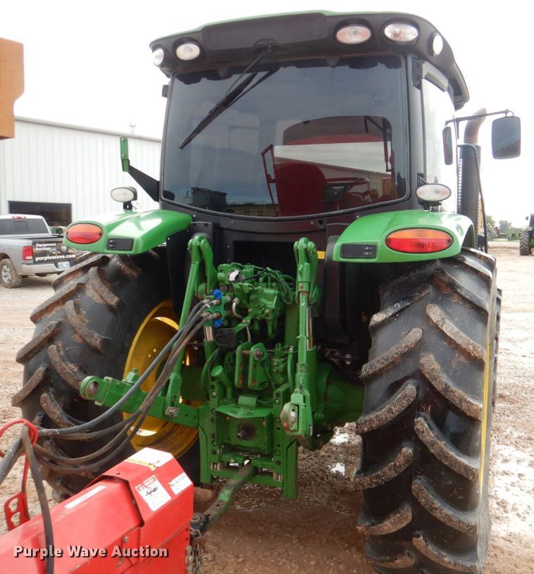 image for item KQ9647 2015 John Deere 6125R  MFWD tractor