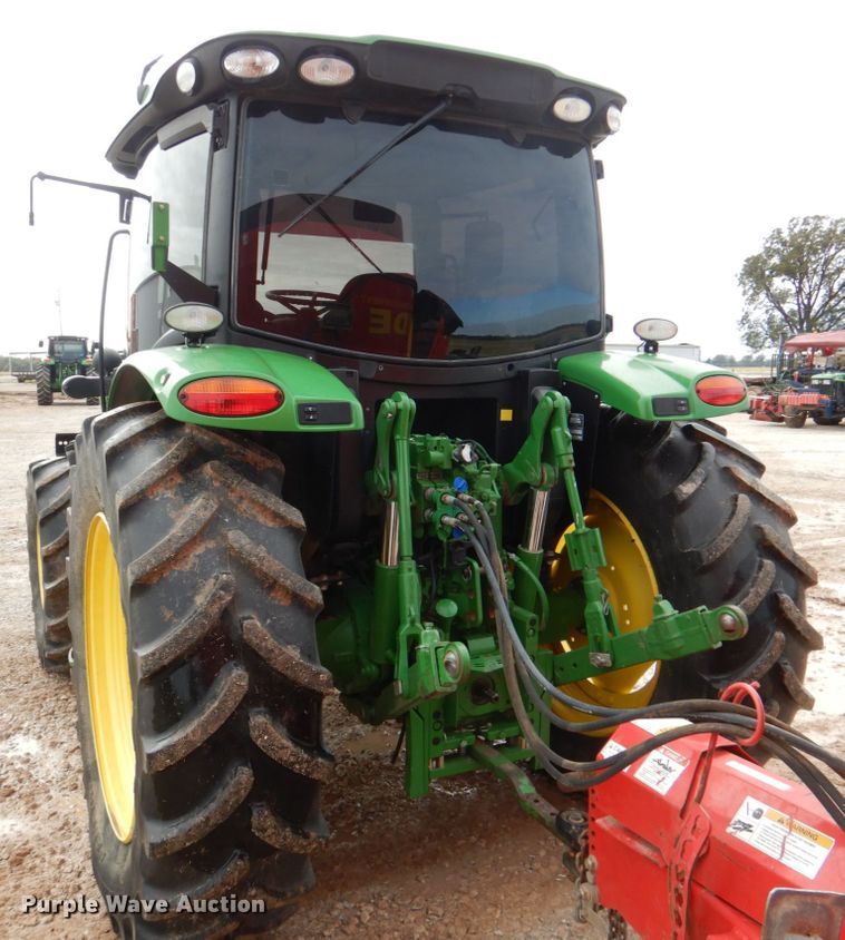 image for item KQ9647 2015 John Deere 6125R  MFWD tractor