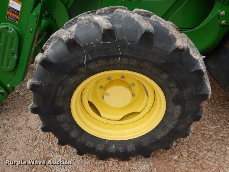 image for item KQ9647 2015 John Deere 6125R  MFWD tractor